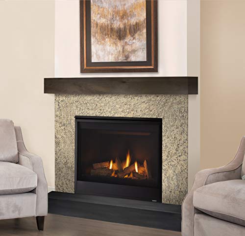 Majestic Quartz QUARTZ36IN Direct Vent Natural Gas Burning Fireplace with Intellifire Ignition (36N)