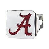 FANMATS Herren NCAA Color Anhängerkupplung, Chrom University of Alabama, Einheitsgröße
