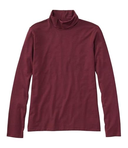 Kaynee, Long Sleeve Turtleneck Shirt, Burgundy, Youth, X-Large