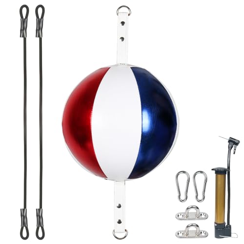 InnoLife Double End Punching Ball Striking Punching Bag Kit, Speed Striking Reflex Kit with Bungee...