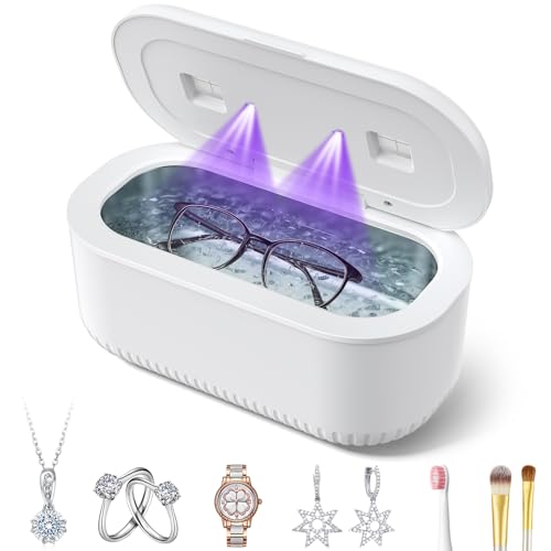 ZYREX 48kHz Ultrasonic Jewelry Cleaner 30W 2 UV Lights