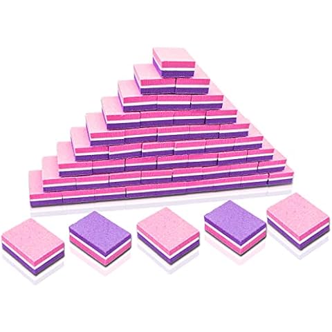 50 Piezas Mini Bloques de Pulido de Uñas BLESWIN Cover