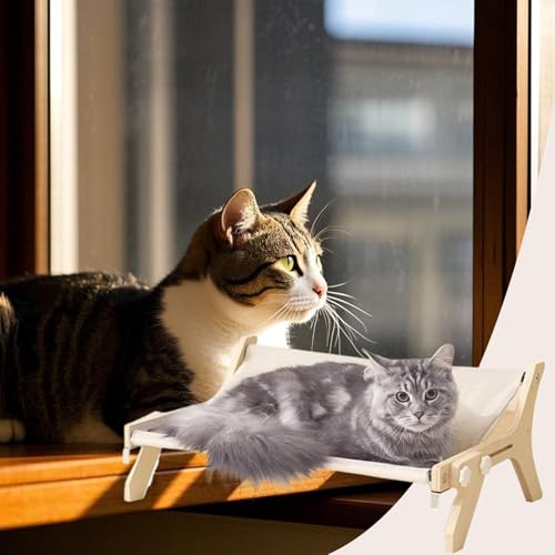 Cama para ventana para gatos ideal para que tu mascota disfrute del sol en casa 6
