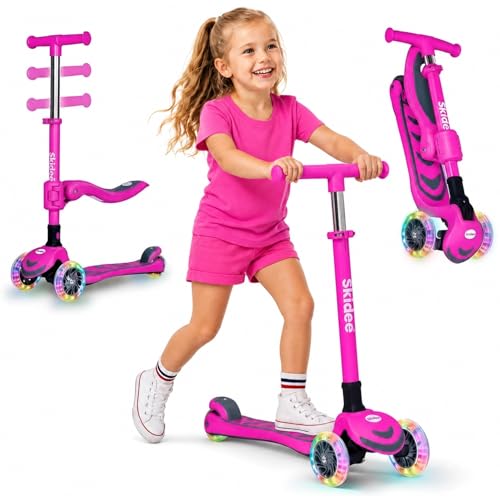 SKIDEE Kick Scooter for Kids 3-5