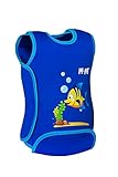 neopren babyöl 80% Neopren, 20% Polyester PI-PE Baby Warmer Neopren Schwimmanzug Blue M (6-12 Monate)