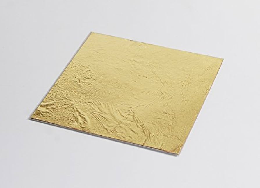 Amazon | 【金沢金箔の箔一】工芸・日本画用 本金箔四号色断切三