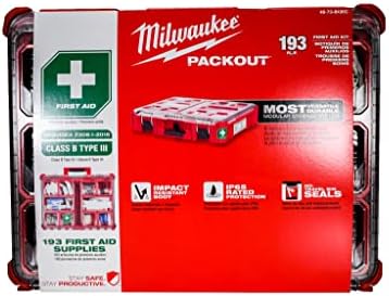 Milwaukee 48-73-8430C Impact Resistant Class B Type 3 First Aid Kit (193 Pieces)