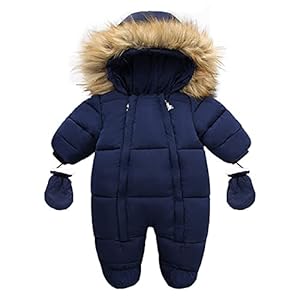 Baby Girl Winter Snowsuit Toddler Jacket Clothes For Boy Infant Jumpsuit Hoodied