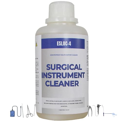 Image of I ESLOC-4 Cleaning and Disinfectant Solution for Medical, Surgical and Dental Instruments I Rust Prevention Enzyme based (200 ML)