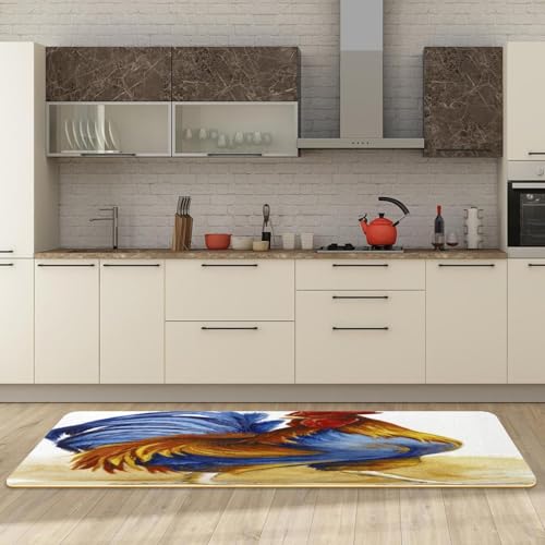Tapete de cocina antideslizante VAPOKF para evitar resbalones y manchas 3