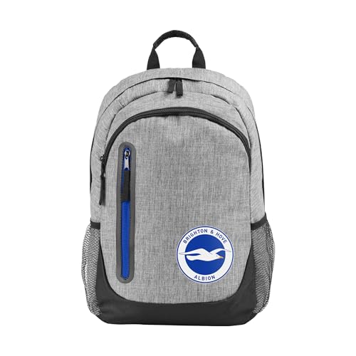 FOCO Officially Licensed Brighton & Hove Albion FC Grey Football Backpack