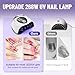 LadyMisty 268W UV LED Nail Lamp, 2026 Upgrade UV Light for Gel Nails with 57 Beads, Nail Dryer with 4 Timer Setting & LCD Touch Display, Professional Nail Lamp – Best Gifts