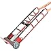 Global Industrial 2-Wheel Professional Appliance Hand Truck with Stair Climbing Wheels, 750 Lb Capacity, Industrial Hand Truck with Ratcheting Nylon Strap
