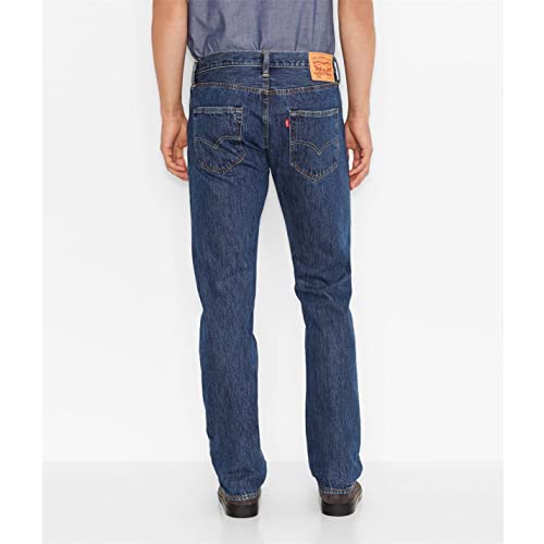 Levi's Mens 501 Regular Straight-Leg Denim Jeans Blue Size 32 Length 324