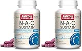 Jarrow Formulas N-A-C Sustain, Supports Liver and Lung Function, 600 Mg, 60 Sustain Tablets (Pack of 2)