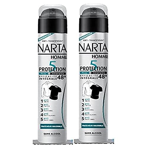 NARTA - Déodorant Homme Atomiseur Anti-Transpirant Protection 5 Efficacité 48h - 200 ml Cover