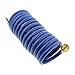 Empire Faucets Heavy Duty Coiled Water Hose RV Extension Coiled Hose Extender for Disconnect Valve, 15ft Spiral Hose
