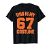 Brainrot Meme Boys Kids 67 This is My Halloween 67 Costume T-Shirt