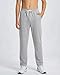 Real Essentials 3 Pack: Boys' French Terry Open Bottom Sweatpants Sweats for School Kids Teens with Pockets- Set 8, M