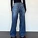 Low Rise Baggy Jeans for Women Y2k Straight Wide Leg Trendy Jeans Boyfriend Long Denim Cute Pants