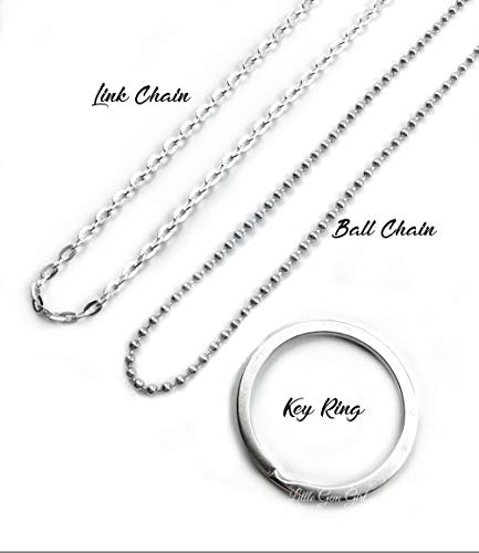 Double Sided Custom Photo I Love You a Bushel and a Peck Pendant Necklace or Key Chain Charm, Handmade Picture Jewelry, Unisex Adult3