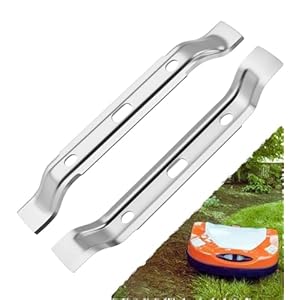 GoldOars 2 Stück Mähmesser Kompatibel mit Stihl iMOW RMI 422 422P C und Viking iMow Ml4 Series, 20cm Rasenmäher Messerklinge für Mähroboter