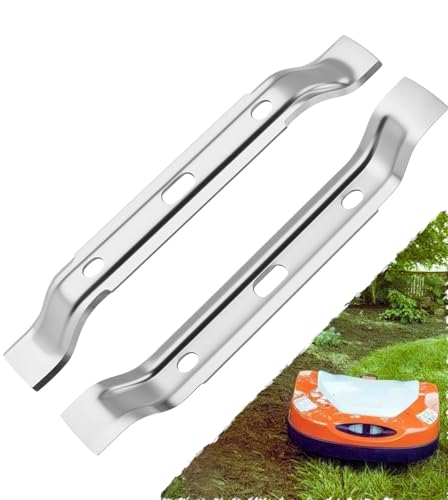 GoldOars 2 Stück Mähmesser Kompatibel mit Stihl iMOW RMI 422 422P C und Viking iMow Ml4 Series, 20cm Rasenmäher Messerklinge für Mähroboter