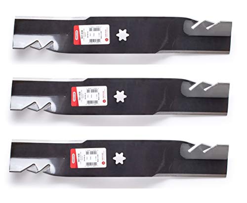 Gator Set of 3, Longer Life Fusion G5 3-in-1 Mulching Blades - Compatible