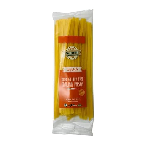 4 Pack, Gluten-Free Tagliatelle Sanniti Italian Gluten Free European-Kosher Vegan Gmo-Free Tagliatelle Pasta Made With Corn And Rice Imported From Italy, 8.8 Oz (Pack Of 4) #TOP1
