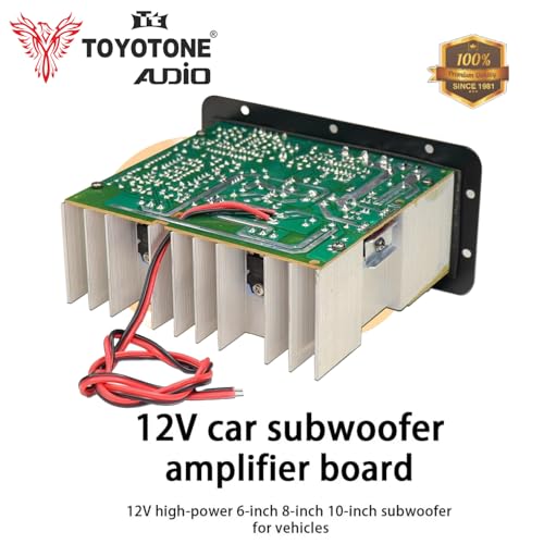 Image of 12V Pure Bass 120W Amplifier Stereo Power Mono Amp Audio, Bass Subwoofer Kit, Monoblock, Class AB, MOSFET Power Supply For Basstube, Enclosure, Subwoofer, Under Seat Enclosure