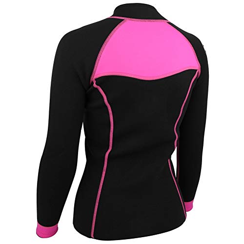Woman Wetsuit Top Long Sleeve Sun Protection Comfortable Fit for Snorkeling Surfing Swimming Neoprene Available in 5 Sizes miniatura 1