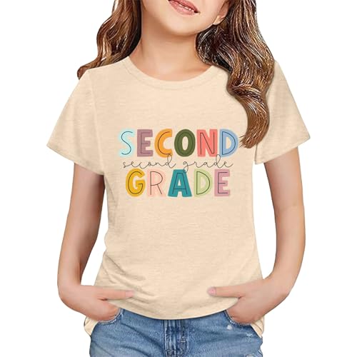 First Day of Kindergarten Shirt Kids Back to School Boys Girls Shirts Funny Kindergarten Graphic Tee Short Sleeve Top