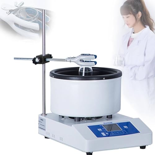 Agitador magnético con calefacción, mezclador digital de placa caliente para aceite líquido de laboratorio, olla de agitación de 1800 rpm, equipo de química y biología