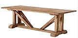 solid wood table and chairs for sale Massive oak Casa Padrino Vintage Dining Table Rustic Solid Oak 230 x 100 cm - Country-Style Table Solid Oak