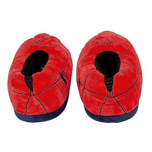 Pantufa Homem Aranha 3D Calçado Infantil Unissex Oficial Marvel Tamanho:P;Cor:Vermelho