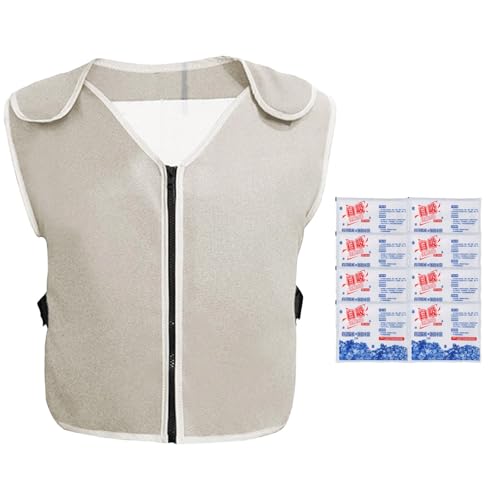 Chaleco de enfriamiento activado por agua con tecnología evaporativa masculina