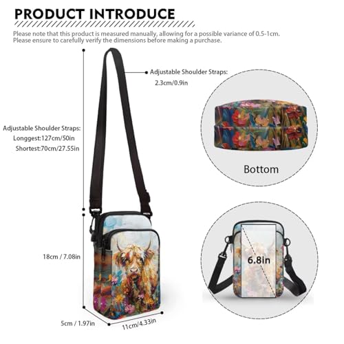 Image of Xpyiqun Small Crossbody Bag Women Phone Purses Sling Shoulder Handbag Cross Body Pouch Wallet Bags