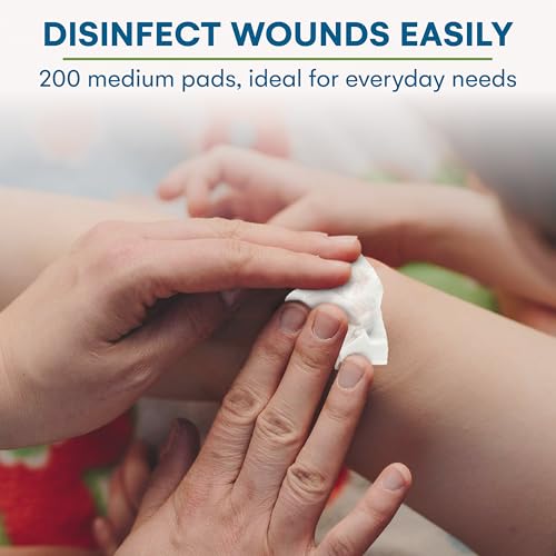 image for Care Touch Alcohol Wipes | Individually Wrapped Alcohol Prep Pads with