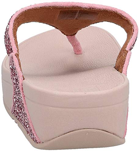 Image of FitFlop Lulu Multi-Tonal Glitter Toe Post Sandals