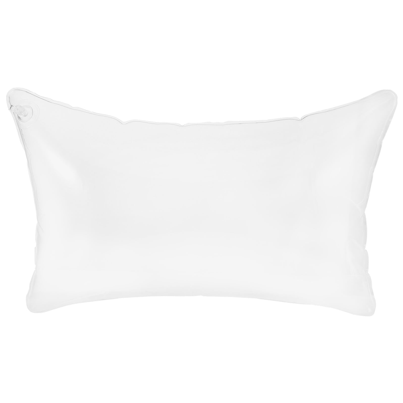 Almohada Inflable Portátil para Camping Cojín de Aire Transparente de PVC Diseño Ergonómico y Resistente para Uso Exteriores y Coche