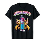 Serial Vapist - Eccentric E Cig Vapers - Sinister Funny Vape T-Shirt