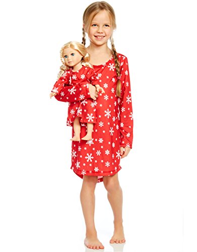 Leveret Matching Doll & Girls Nightgown Kids & Toddler Pajamas Unicorn Sleepwear (4-14 Years) *Fits American Girl Doll