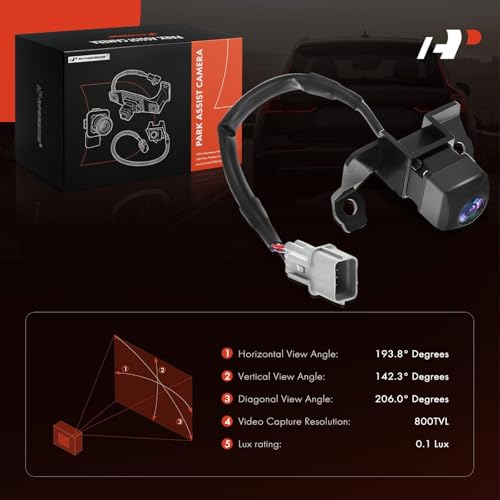 Image of A-Premium Rear View Backup Camera Compatible with Kia | Parking Camera for 2016 2017 2018 Sorento - Replace# KI1960116