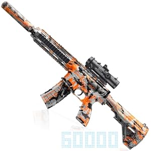 Full Auto Outdoor Games Toy with 60000+, Team Games Toys – Ages 14+(Orange)