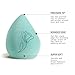 JUNO & Co. Microfiber Makeup Sponge, Dual Layer Technology for Full Coverage Flawless Makeup Blender for Foundation, Powder and Cream (2-Piece Color Duo: Blue and Green)