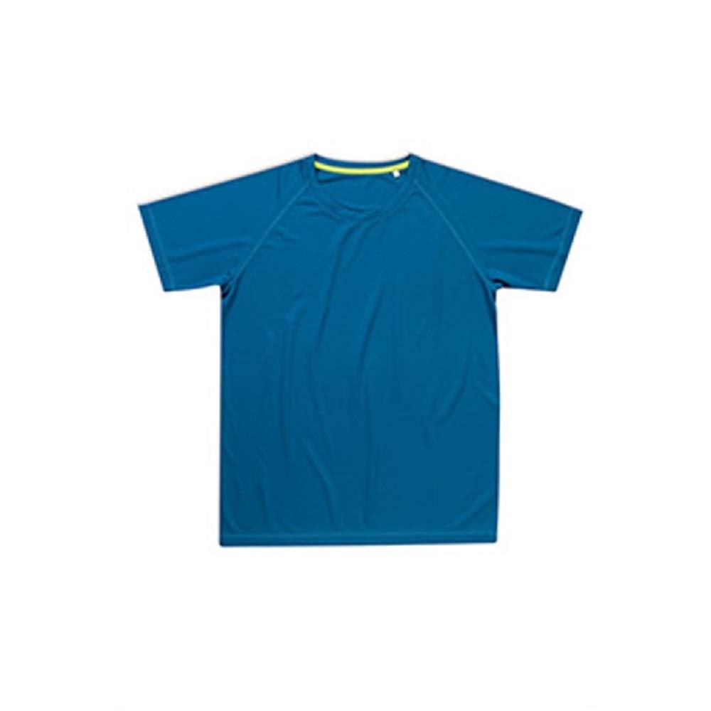 Stedman Men's Bleu Jersey Active 140 Raglan