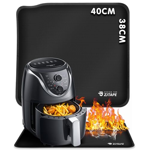 Zjtape Alfombrilla Resistente Al Calor Para Freidora De Aire, 40x38cm Alfombrillas De Silicona Ignífugas, Encimeras De Cocina, Heat Resistant Mat Para Microondas, Cafetera Zjtape Alfombrilla Resistente Al Calor Para Freidora De Aire, 40x38cm Alfombrillas De Silicona Ignífugas, Encimeras De Cocina, Heat Resistant Mat Para Microondas, Cafetera