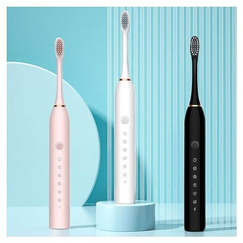 Usdian 8 Brush Heads 6 Modes Clean and Whitening Ipx7 Adult Soft-Bristled Electric Toothbrush, Smart 6-Speed Timer USB Rechargeable Toothbrush