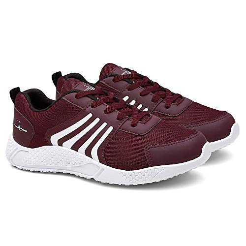 Kit 3 Pares Tenis Masculino Running Boost Super Leve - Vermelho/Dourado/Azul - 38