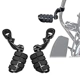 VASTMT 1.25" Highway Pegs for Motorcycle, Adjustable Short Angled Engine Guard Highway Pegs 1-1/4" f